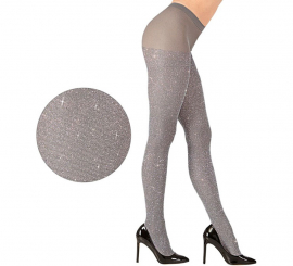 Meia-calça 40 DEN Silver Shiny para mulheres