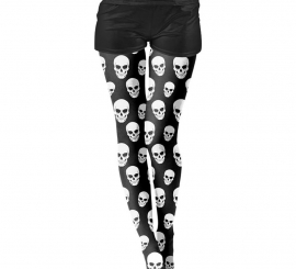 Meia-calça Adulto Happy Skulls