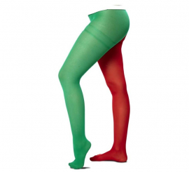 Meia-calça Elf bicolor adulto