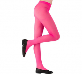 Meia-calça rosa 40 DEN para meninas