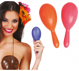 Pair of 19 cm Maracas assorted colors
