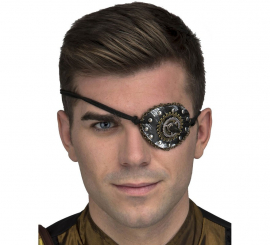 Silver Steampunk Eye Patch