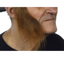 Pernas largas com cabelos castanhos