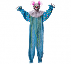 Blue Hanging Clown of 90x70x12 cm