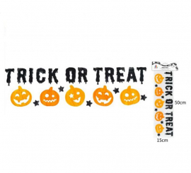 Trick or Treat Pumpkins Gel Sticker