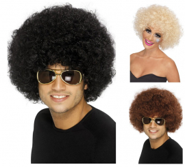 120 gr 70s or Funky Afro Wig in various colors