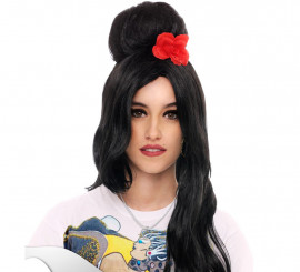 Soul Singer Wig Long hair and bun