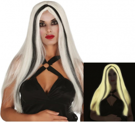 Glow in the dark wig with highlights
