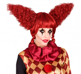 Red Harlequin Wig
