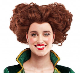 Peruca de bruxa ruiva