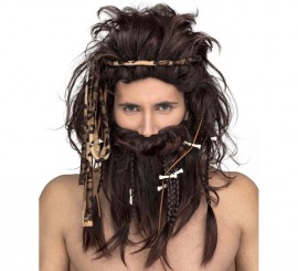 Brown Caveman Wig