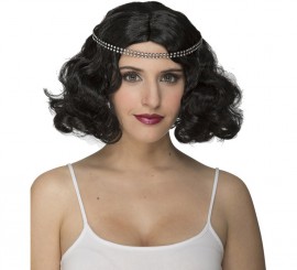 Peruca Charleston Preta