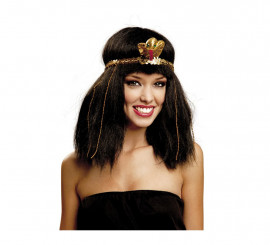Peruca egípcia morena