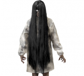 100cm Black Evil Spirit Wig
