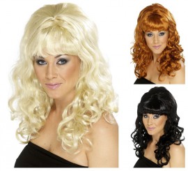 Peruca dos anos 60 Hive penteado para mulheres em várias cores