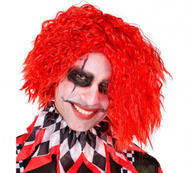 Red Scary Clown Wig