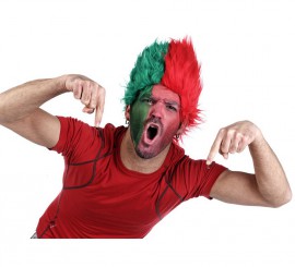 Peruca Portugal para adultos