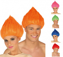 Peruca Troll em várias cores