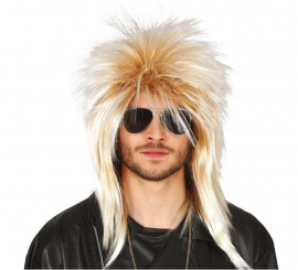 Smooth Blonde Rocker Wig