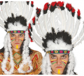 White Indian plume