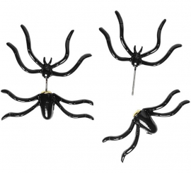 Brincos de aranha assustadores