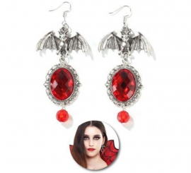 Gothic Bat Earrings