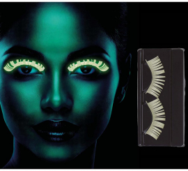 Glow in the dark eyelashes