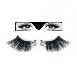 Long black eyelashes