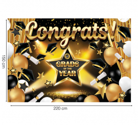 Photocall Graduado de 220x150 cm