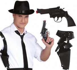 Pistol with holster 40 cm.