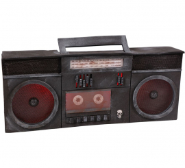 Radio cassette with light and sound 40x16 cm