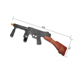 50x15cm Classic Toy Gangster Rifle