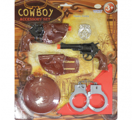 Conjunto de acessórios para xerife para crianças