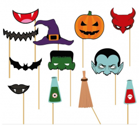 Halloween Photocall Set 12 Pcs