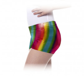 Dark rainbow shorts for girls