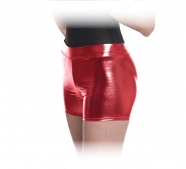 Calções vermelhos escuros para mulher