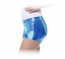 Dark turquoise shorts for girls