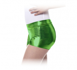 Shorts verdes escuros para meninas