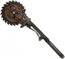 Serra circular Steampunk de espuma 80x16 cm