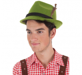 Chapéu da Baviera com fio preto para adultos