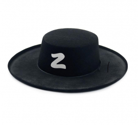 Chapéu Bandit z preto adulto