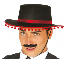 Elegante Chapéu Córdoba com Borlas