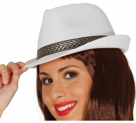 White Gangster Hat