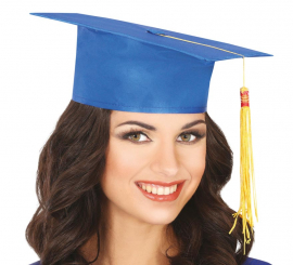 Adult Blue Graduate Hat