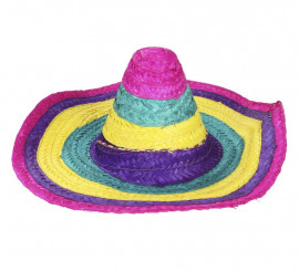 Adult lilac, yellow and blue Mexican hat