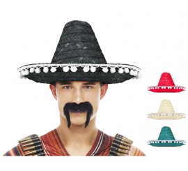Plain Mexican Hat for adults assorted colors