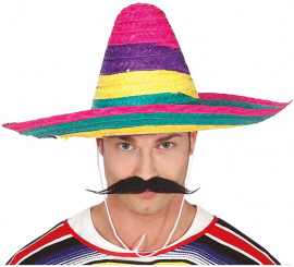 Chapéu mexicano multicolorido