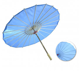 Chinese Smooth Blue Parasol 85x52 cm