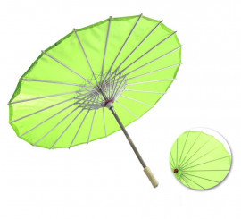 Chinese Plain Green Umbrella 85x52 cm