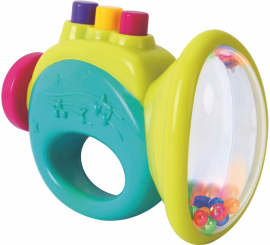 Chocalho de trombeta de 14 cm